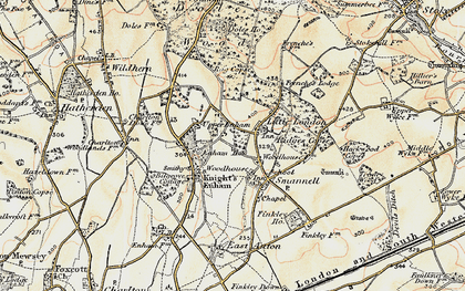 Old map of Little London in 1897-1900