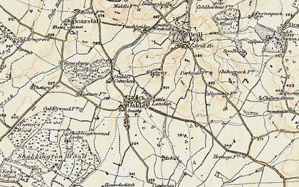 Old map of Little London in 1898-1899