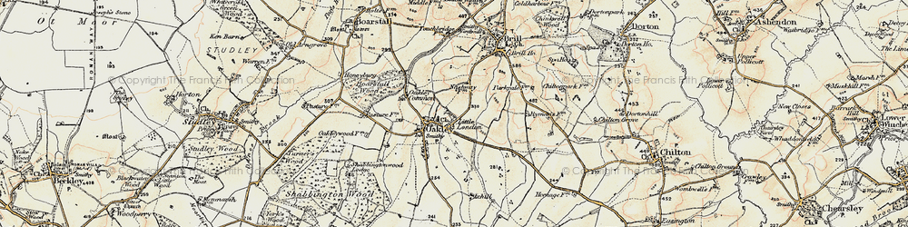 Old map of Little London in 1898-1899