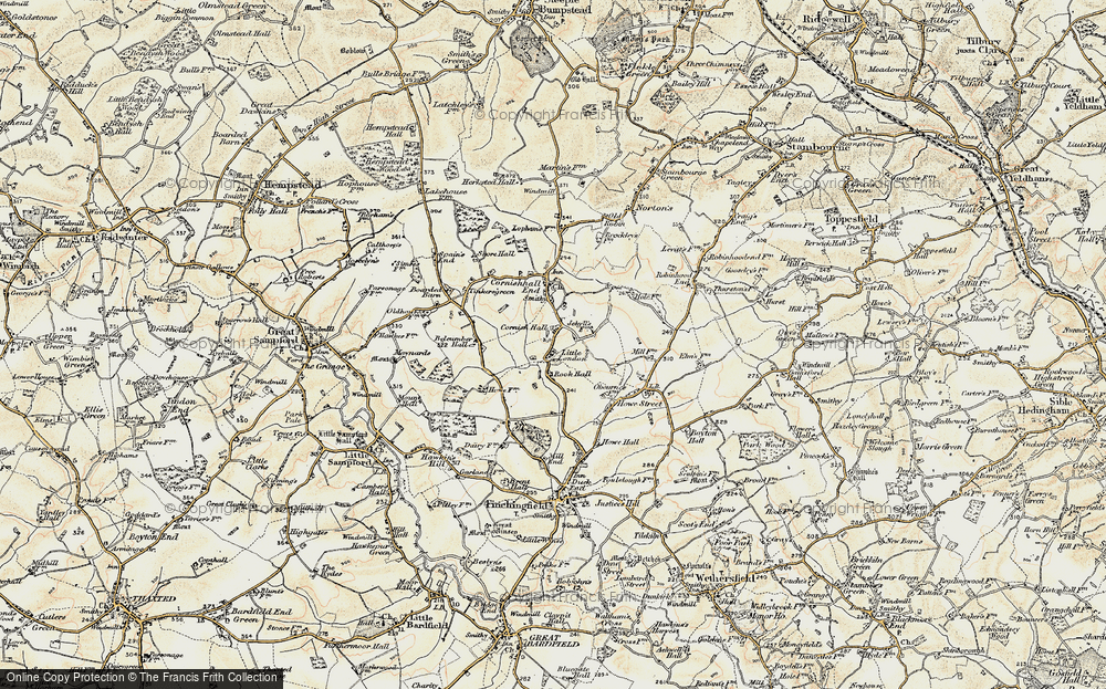 Old Map of Little London, 1898-1901 in 1898-1901