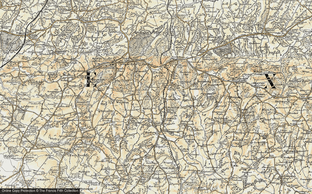 Old Map of Little London, 1898 in 1898