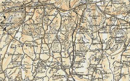 Old map of Little London in 1898