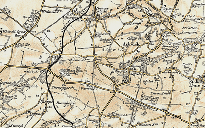 Old map of Little London in 1899