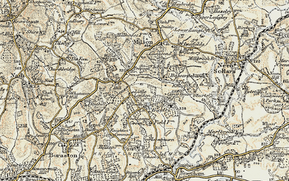 Old map of Little London in 1901-1902