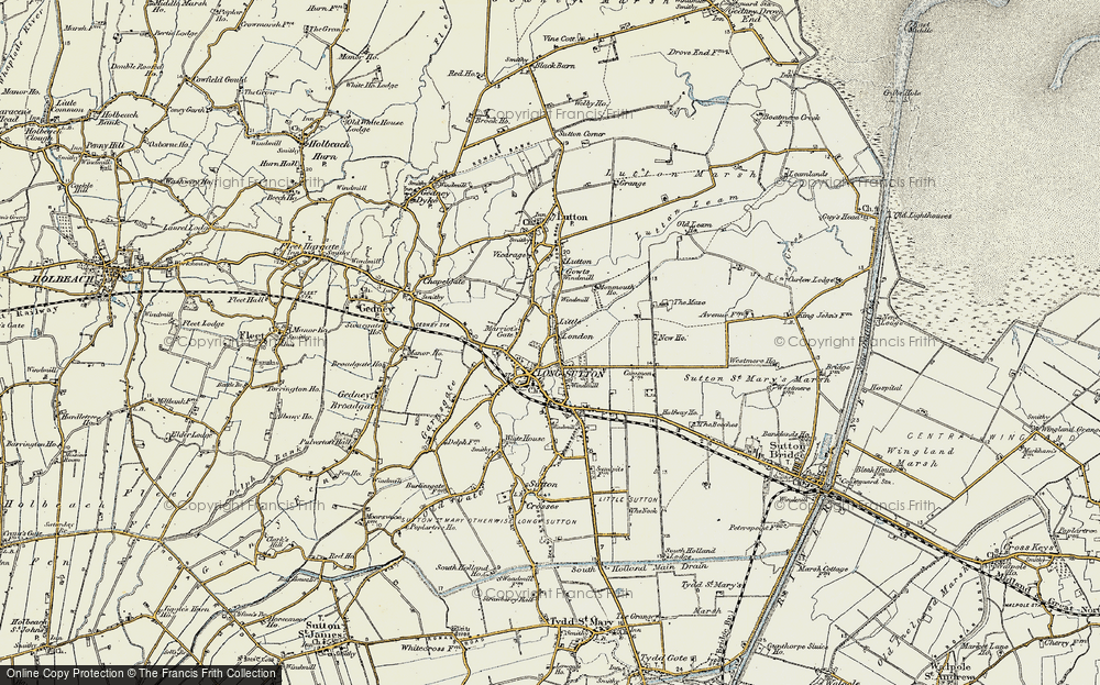 Old Map of Little London, 1901-1902 in 1901-1902