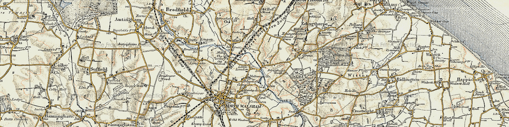 Old map of Little London in 1901-1902