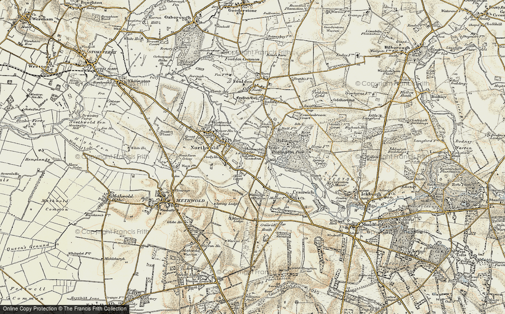 Old Map of Little London, 1901-1902 in 1901-1902