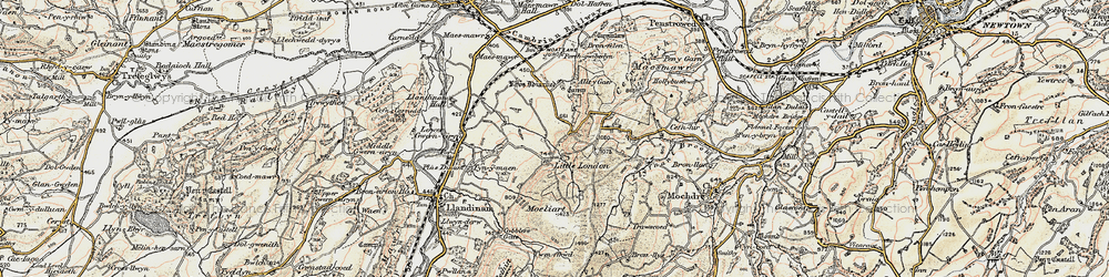 Old map of Bryn-helyg in 1902-1903
