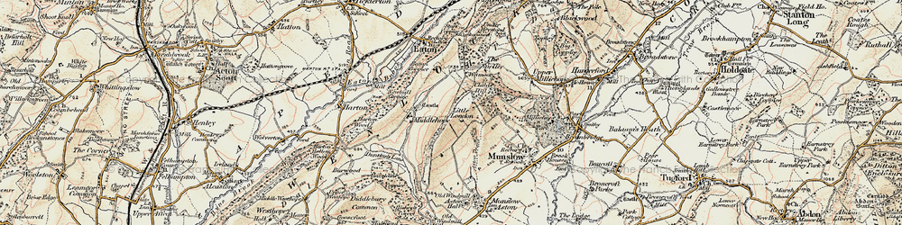 Old map of Little London in 1902