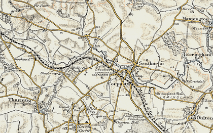 Old map of Little London in 1902