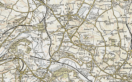 Old map of Little London in 1903-1904