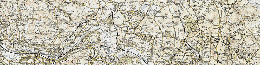 Old map of Little London in 1903-1904