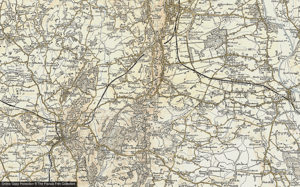 Old Map of Little Malvern, 1899-1901 in 1899-1901