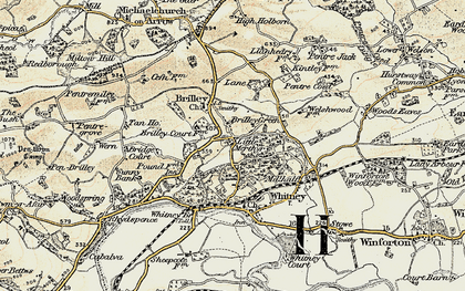 Old map of Little Merthyr in 1900-1902