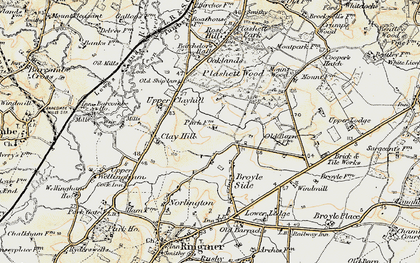Old map of Little Norlington in 1898