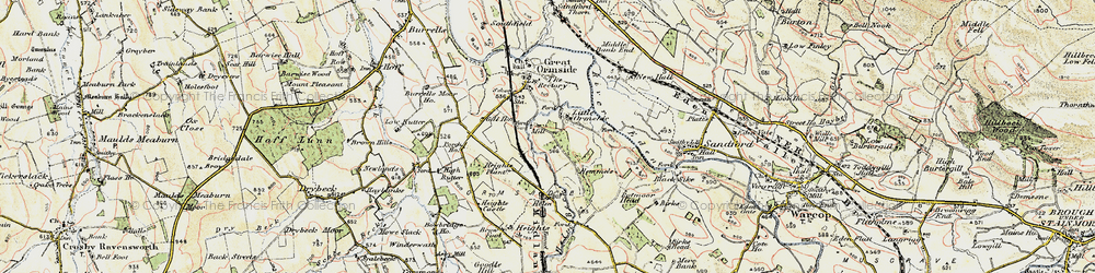 Old map of Heights in 1903-1904