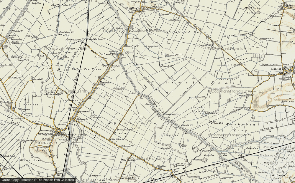 Old Map of Little Ouse, 1901 in 1901