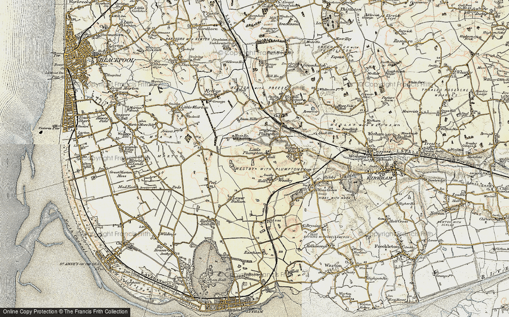 Old Map of Little Plumpton, 1903 in 1903