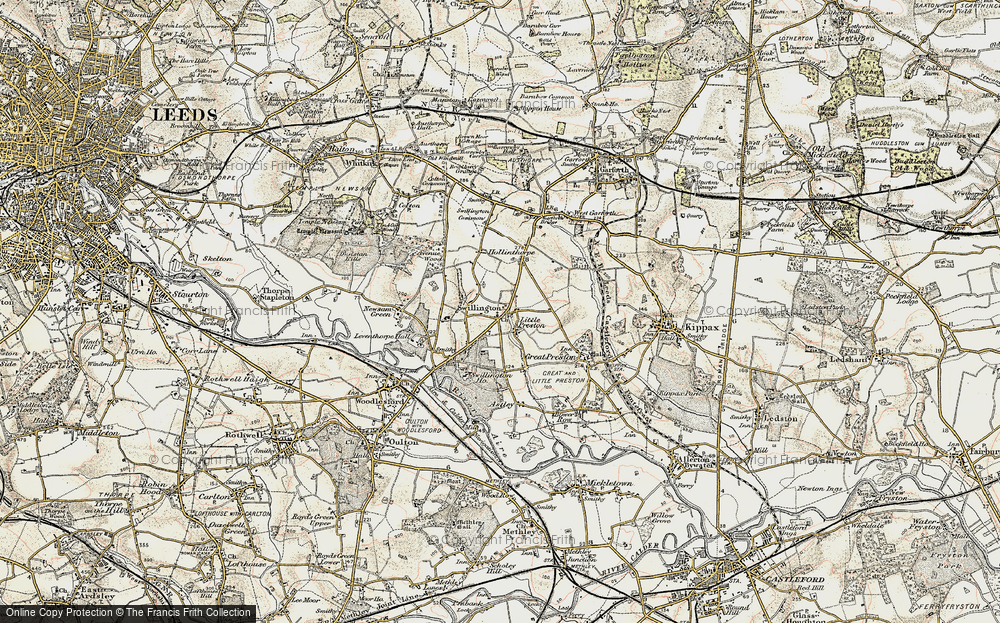Old Map of Little Preston, 1903 in 1903