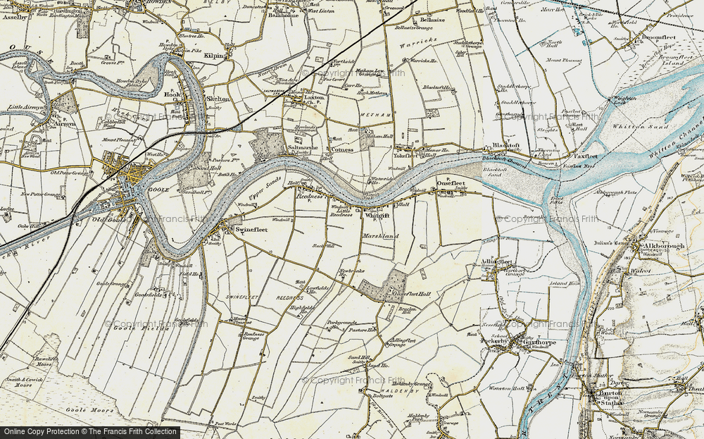 Old Map of Little Reedness, 1903 in 1903