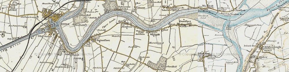 Old map of Little Reedness in 1903