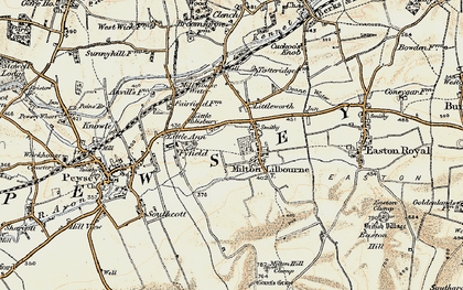 Old map of Little Salisbury in 1897-1899
