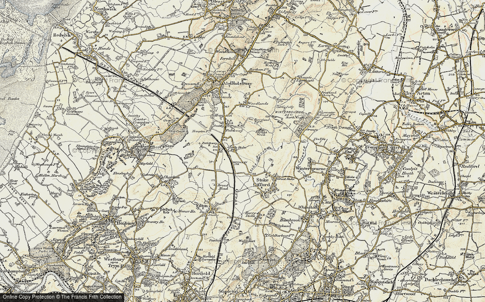 Old Map of Little Stoke, 1899 in 1899