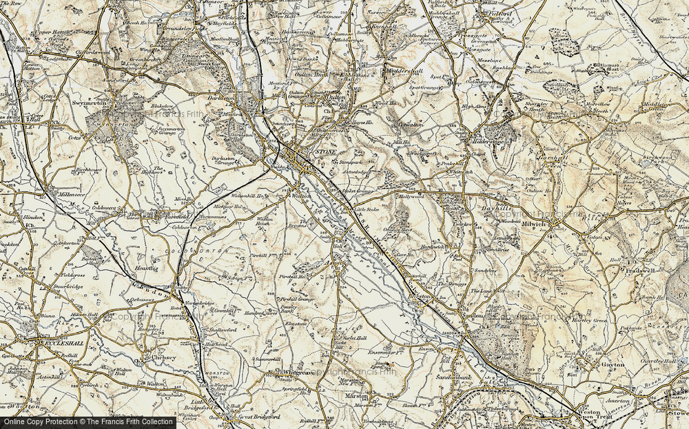 Old Map of Little Stoke, 1902 in 1902