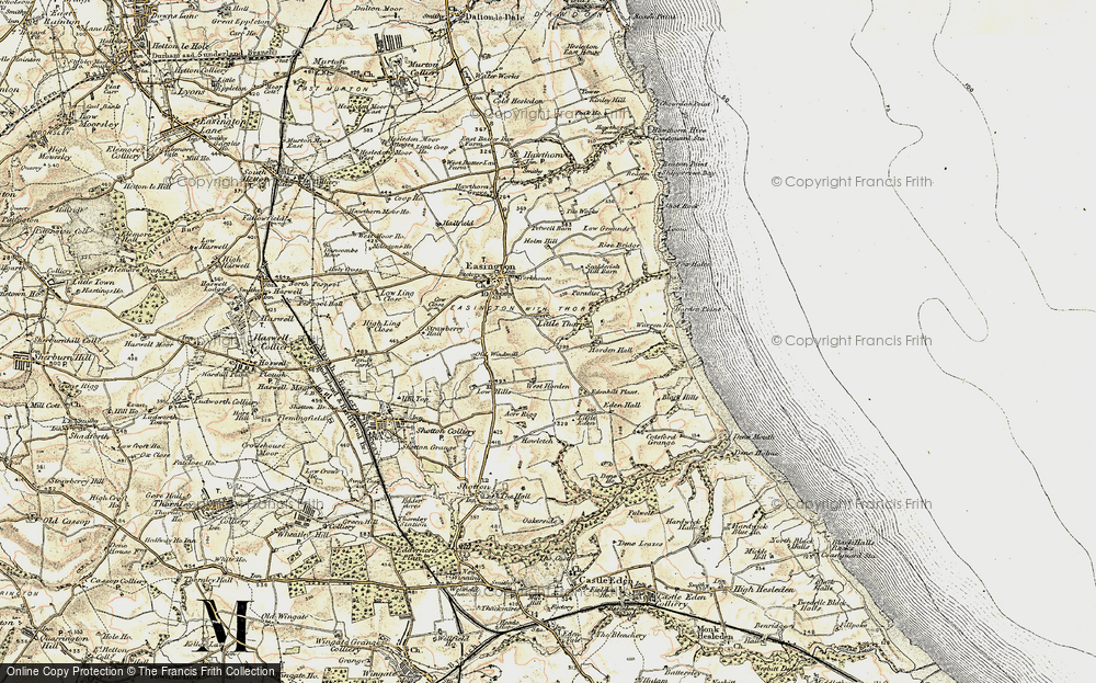 Old Map of Little Thorpe, 1901-1904 in 1901-1904