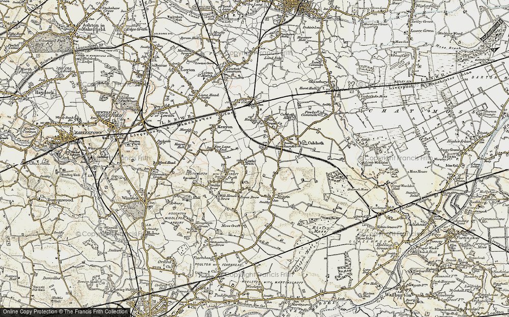 Old Map of Little Town, 1903 in 1903