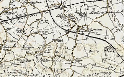 Old map of Little Town in 1903