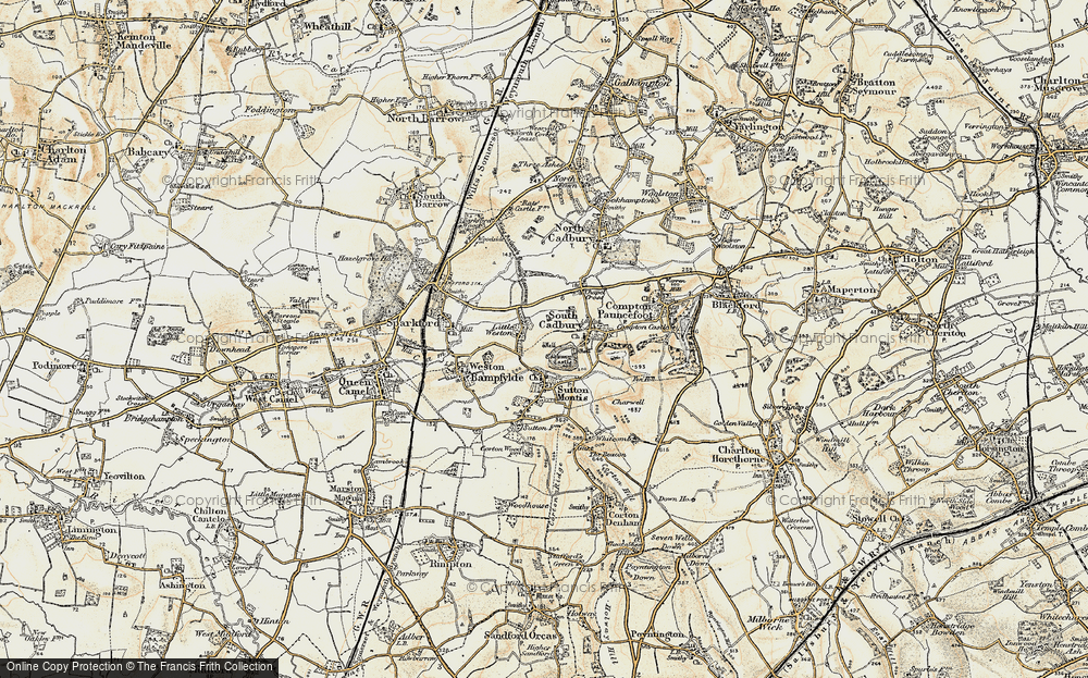 Old Map of Little Weston, 1899 in 1899