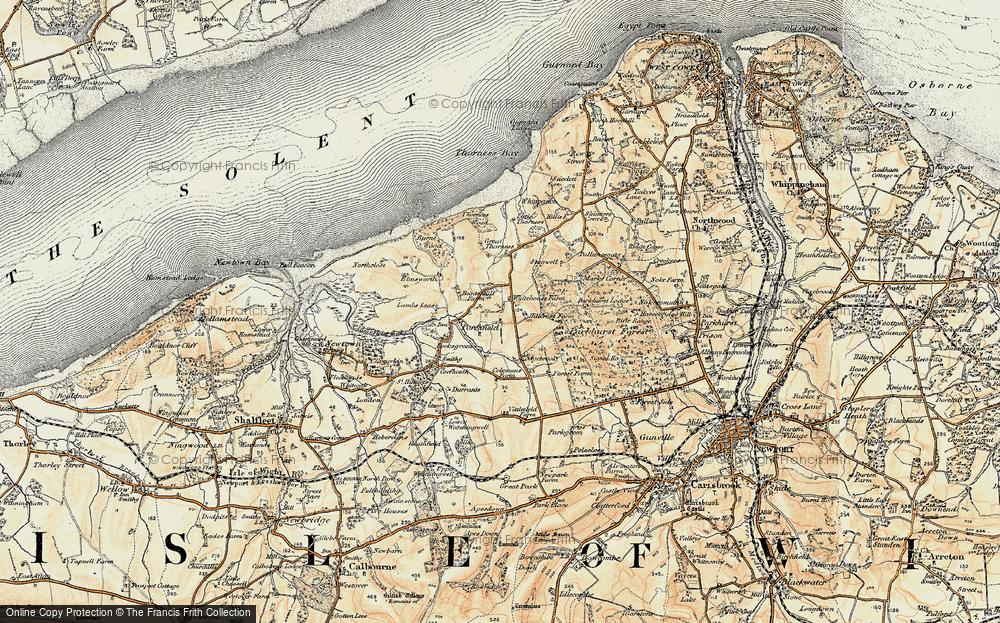 Old Map of Little Whitehouse, 1899-1909 in 1899-1909
