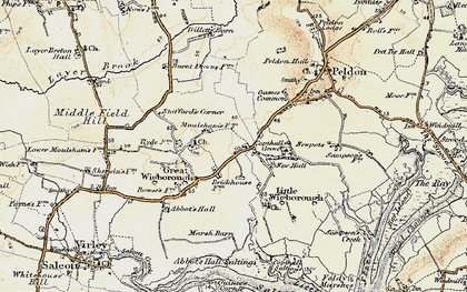 Old map of Little Wigborough in 1898-1899