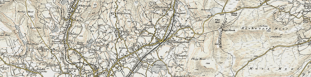 Old map of Littleborough in 1903