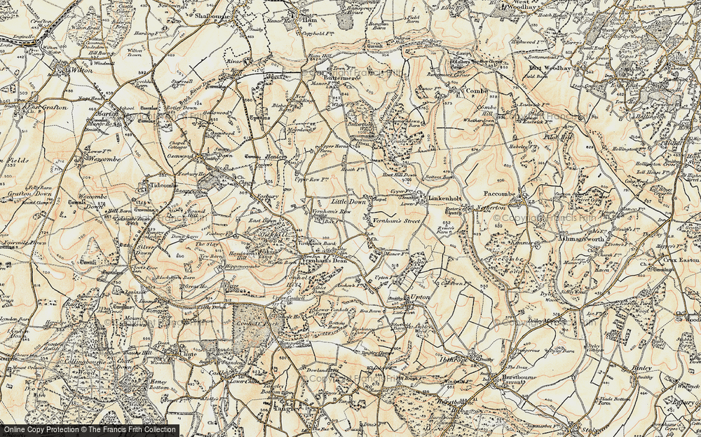 Old Map of Littledown, 1897-1900 in 1897-1900