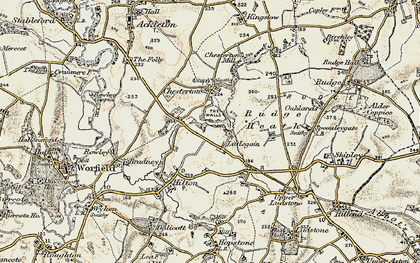 Old map of Littlegain in 1902