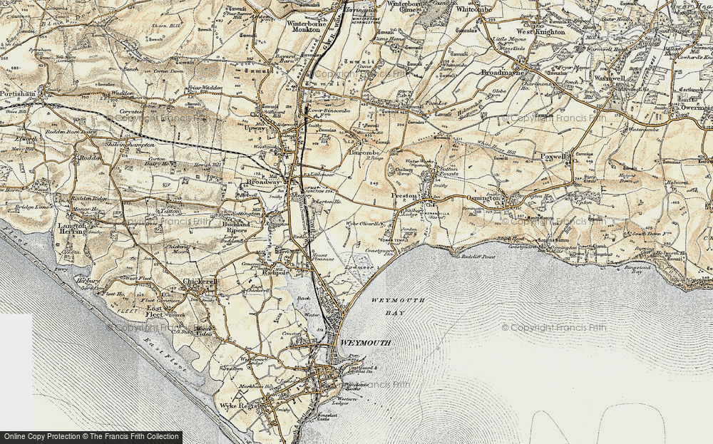 Old Map of Littlemoor, 1899 in 1899