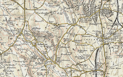 Old map of Littlemoor in 1902-1903