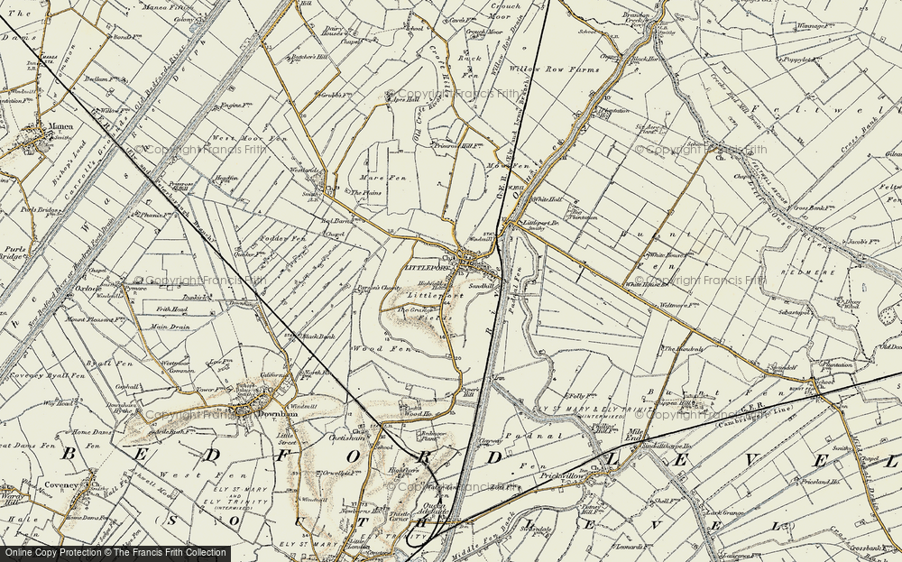 Old Map of Littleport, 1901 in 1901
