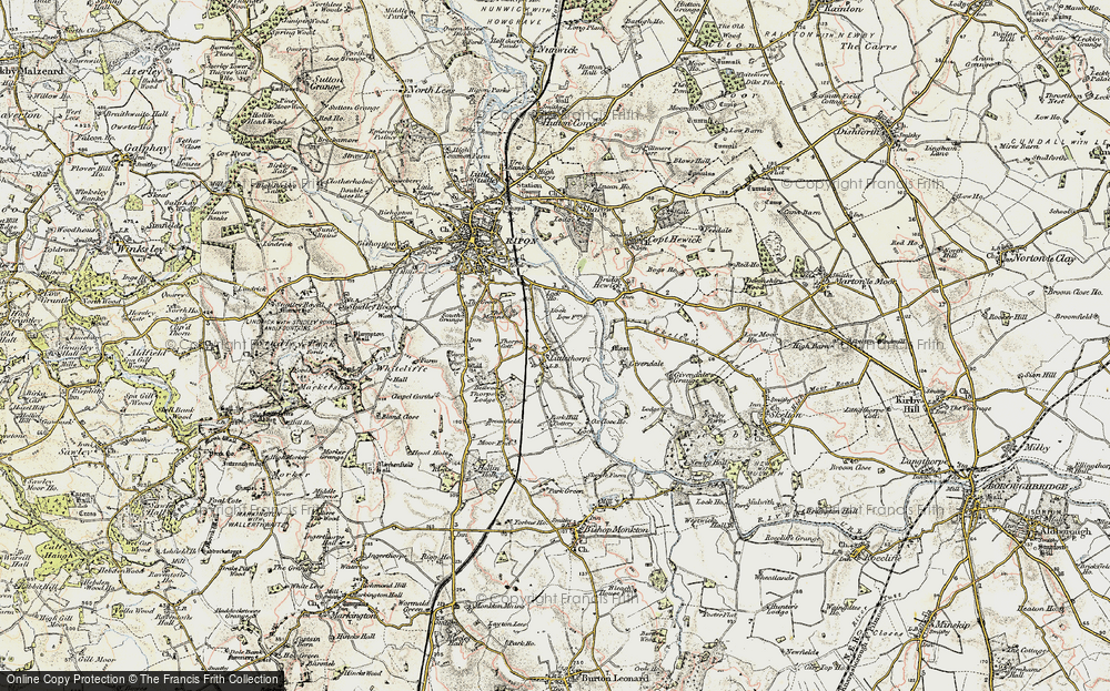 Old Map of Littlethorpe, 1903-1904 in 1903-1904