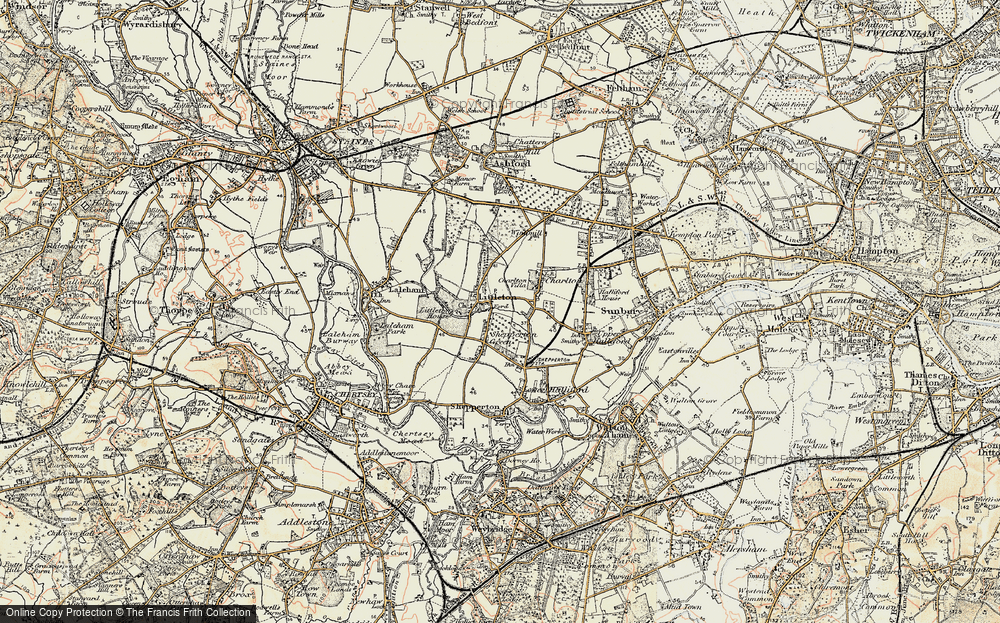 Old Map of Littleton, 1897-1909 in 1897-1909