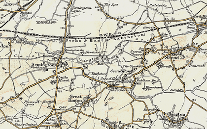 Old map of Littleton in 1898-1899