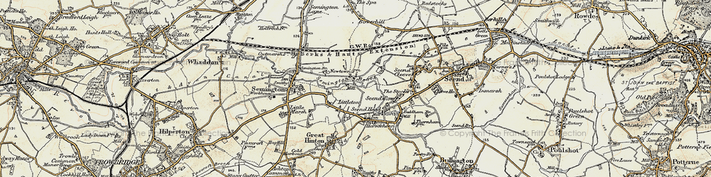 Old map of Littleton in 1898-1899