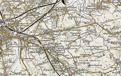 Old map of Littleton in 1902-1903
