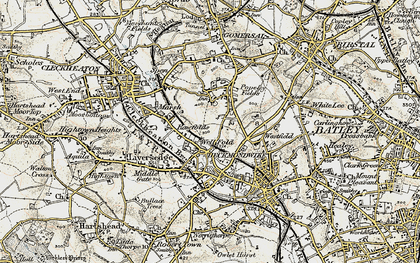 Old map of Littletown in 1903