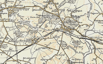 Old map of Littleworth in 1897-1899