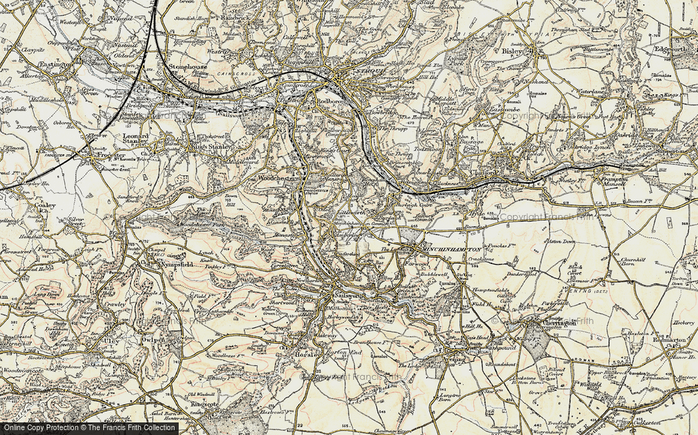 Old Map of Littleworth, 1898-1900 in 1898-1900
