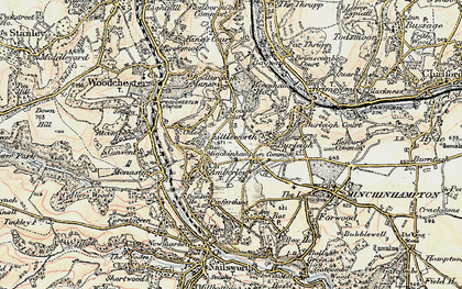 Old map of Littleworth in 1898-1900