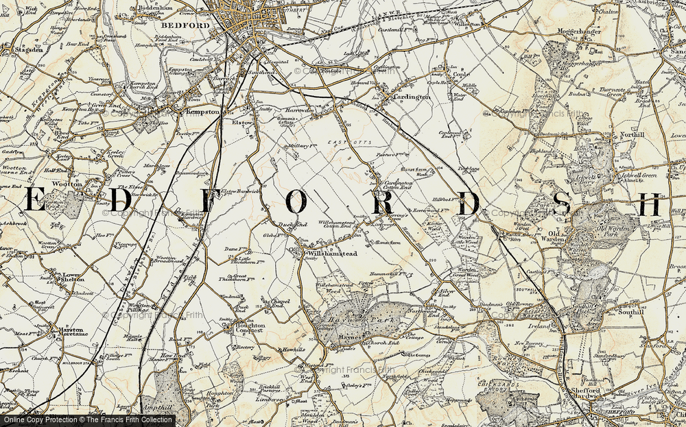 Old Map of Littleworth, 1898-1901 in 1898-1901